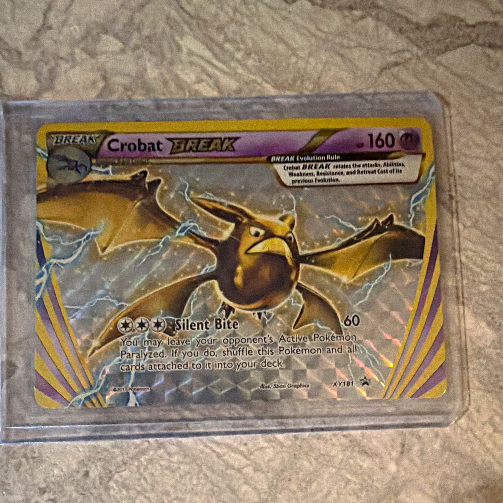 Pokemon TCG Crobat BREAK XY181 XY Promo Holo English 160HP 2016