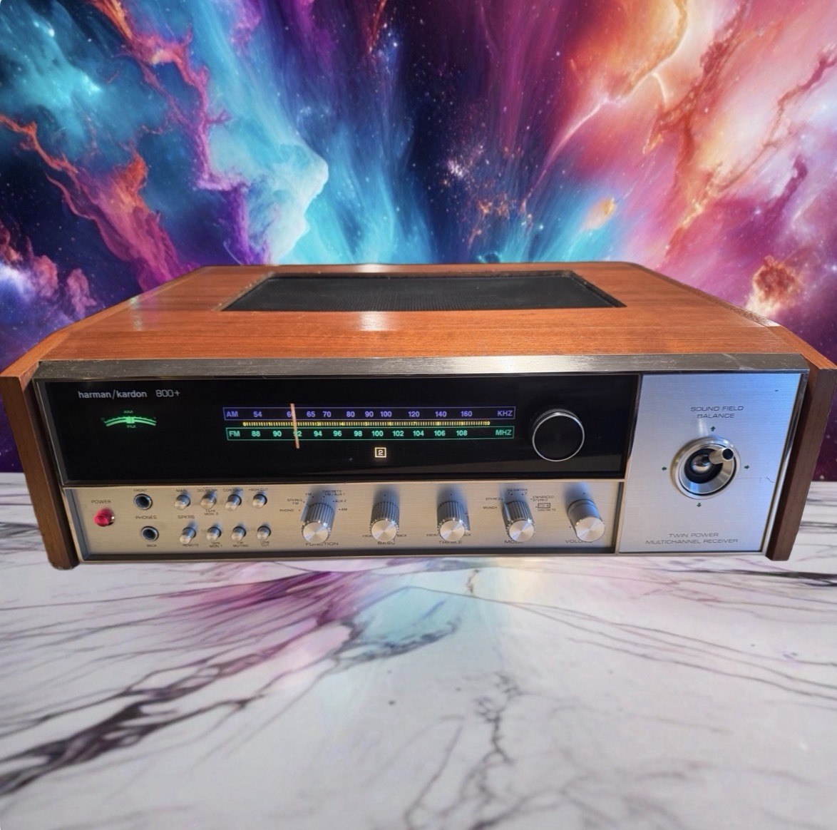 HARMAN KARDON 800+ Rare Vintage Stereo Quadraphonic Receiver Fresh Pro Service🎶
