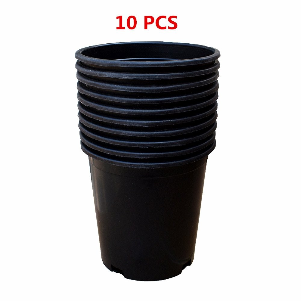 Labwork 1/2/3/5/7/10/15/20/25Gallon Plastic Nursery Pots Garden Plant Flower Pot