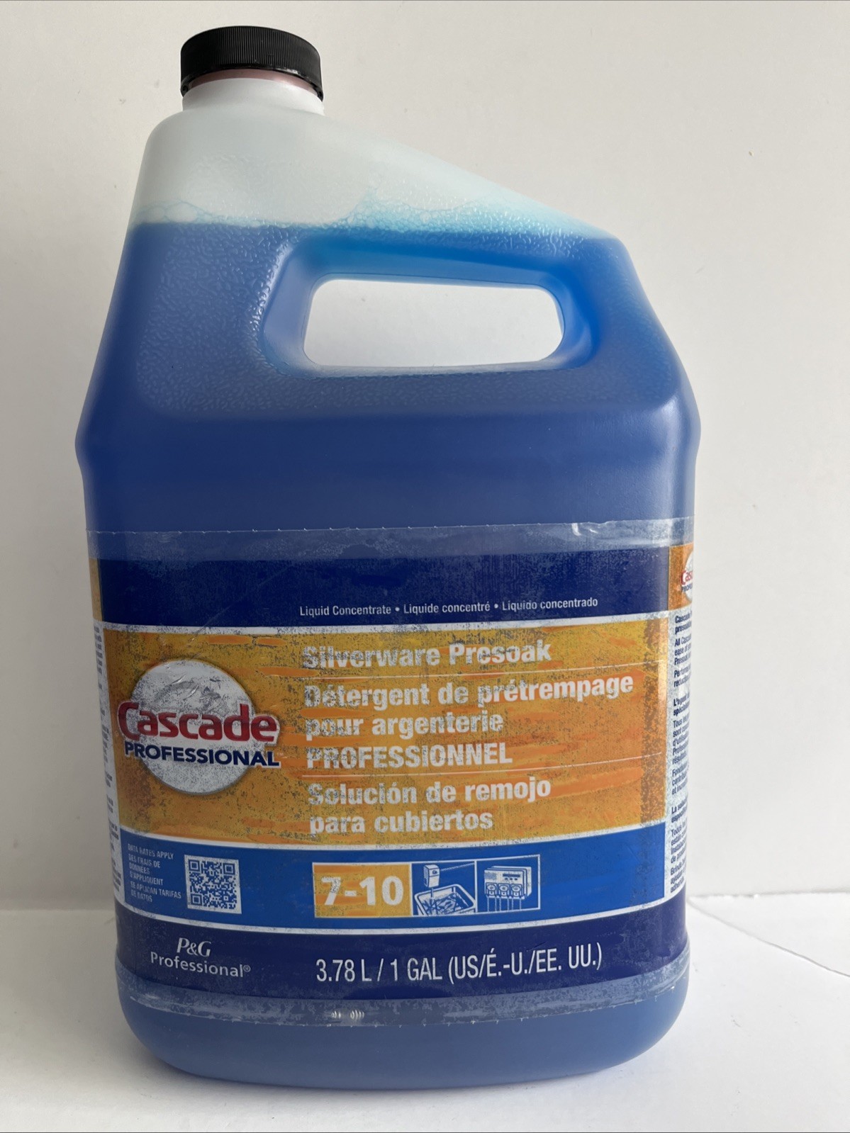 Cascade Professional Silverware Presoak 1 Gallon Liquid Concentrate Cleaner