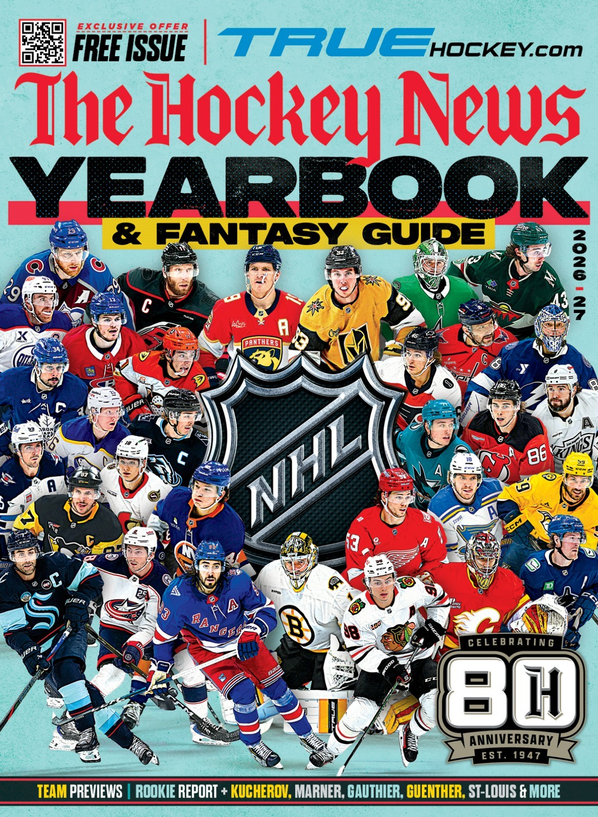 THE HOCKEY NEWS - 26 -27 YEARBOOK & FANTASY GUIDE - 8001 Direct from THN THE HOCKEY NEWS - 26 -27 YEARBOOK & FANTASY GUIDE - 8001 Direct from THN