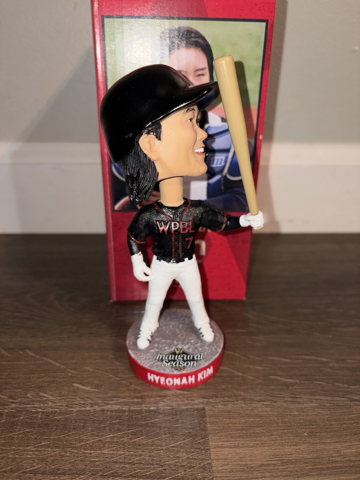 Hyeonah Kim Women’s Professional Baseball League WPBL Bobblehead Boston SGA /250 Hyeonah Kim Women’s Professional Baseball League WPBL Bobblehead Boston SGA /250