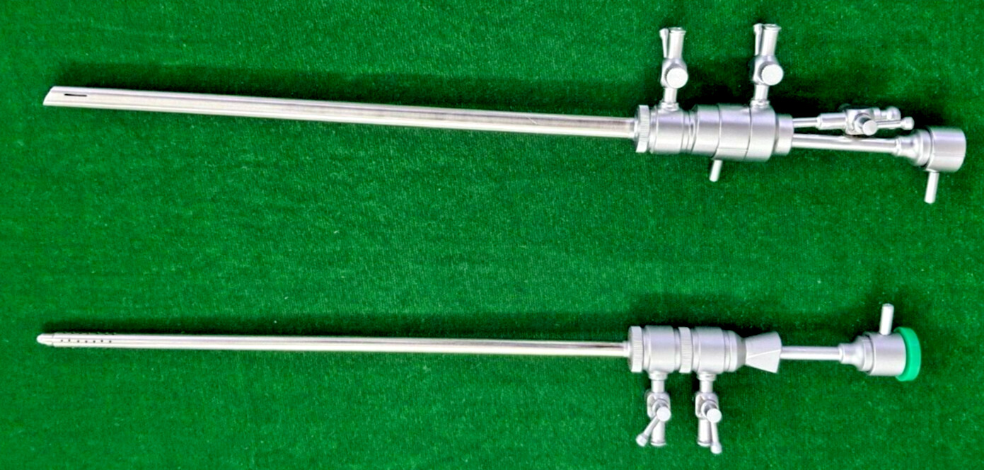 2pc Hysteroscopy Operative & Diagnostic Sheath 4mm Urology Reusable Instruments