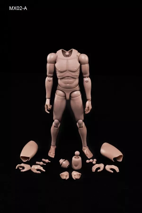 US MX02-A 1/6 Male Body Model Toy Flexible Standard Muscle Fit 12\ US MX02-A 1/6 Male Body Model Toy Flexible Standard Muscle Fit 12\