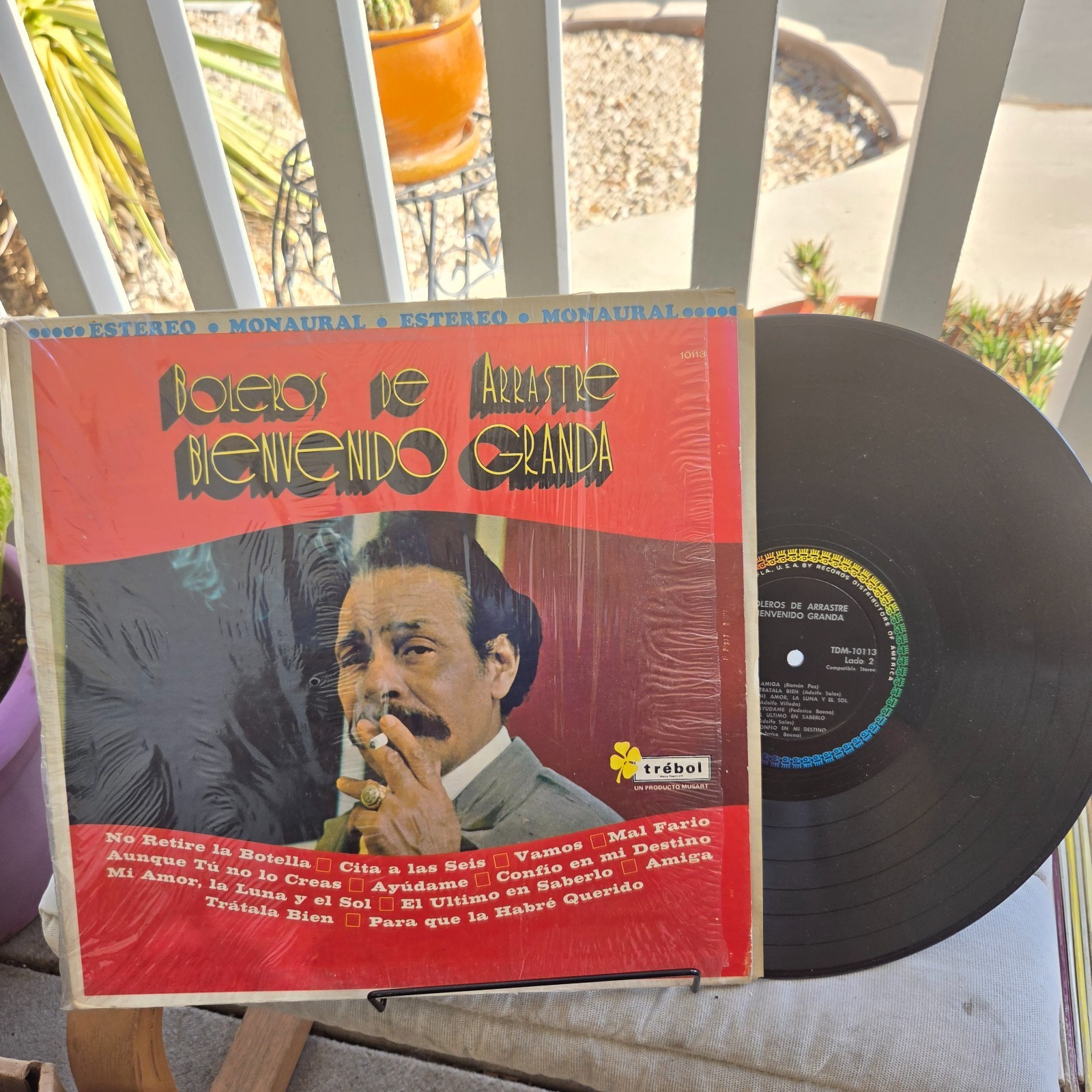Bienvenido Granda – Boleros De Arrastre LP  Shrink Trebol 10113 VG+