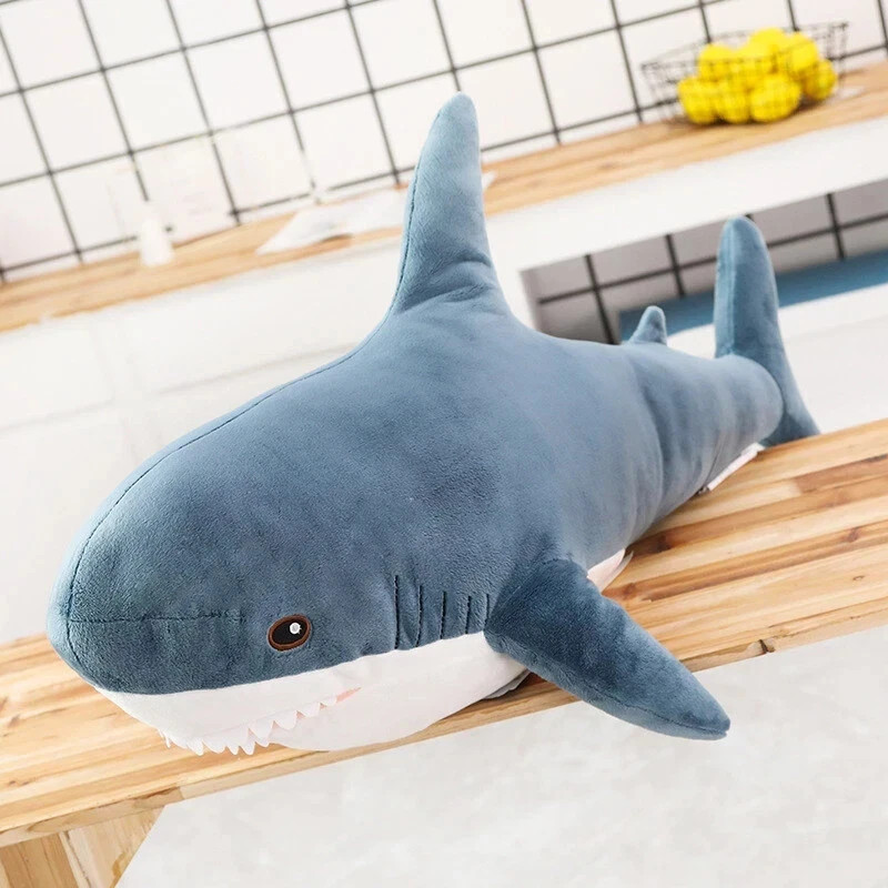 🦈 BLÅHAJ Large Plush Shark Soft Stuffed Animal Toy Pillow Cute Gift