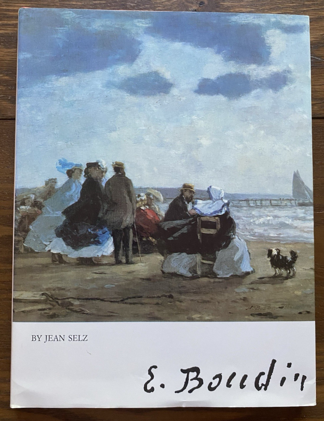 E Boudin 1982 Jean Selz Q L P Art Series Hardcover Dust Jacket