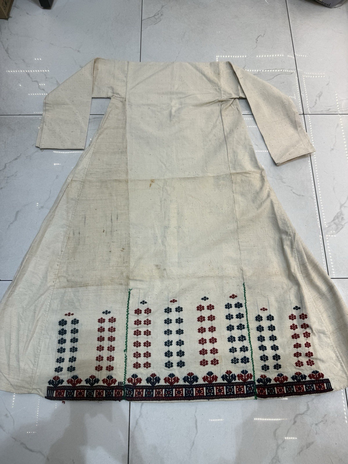 Vintage Dress, Handmade Dress, Turkish embroidery dress, woman long tunic dress