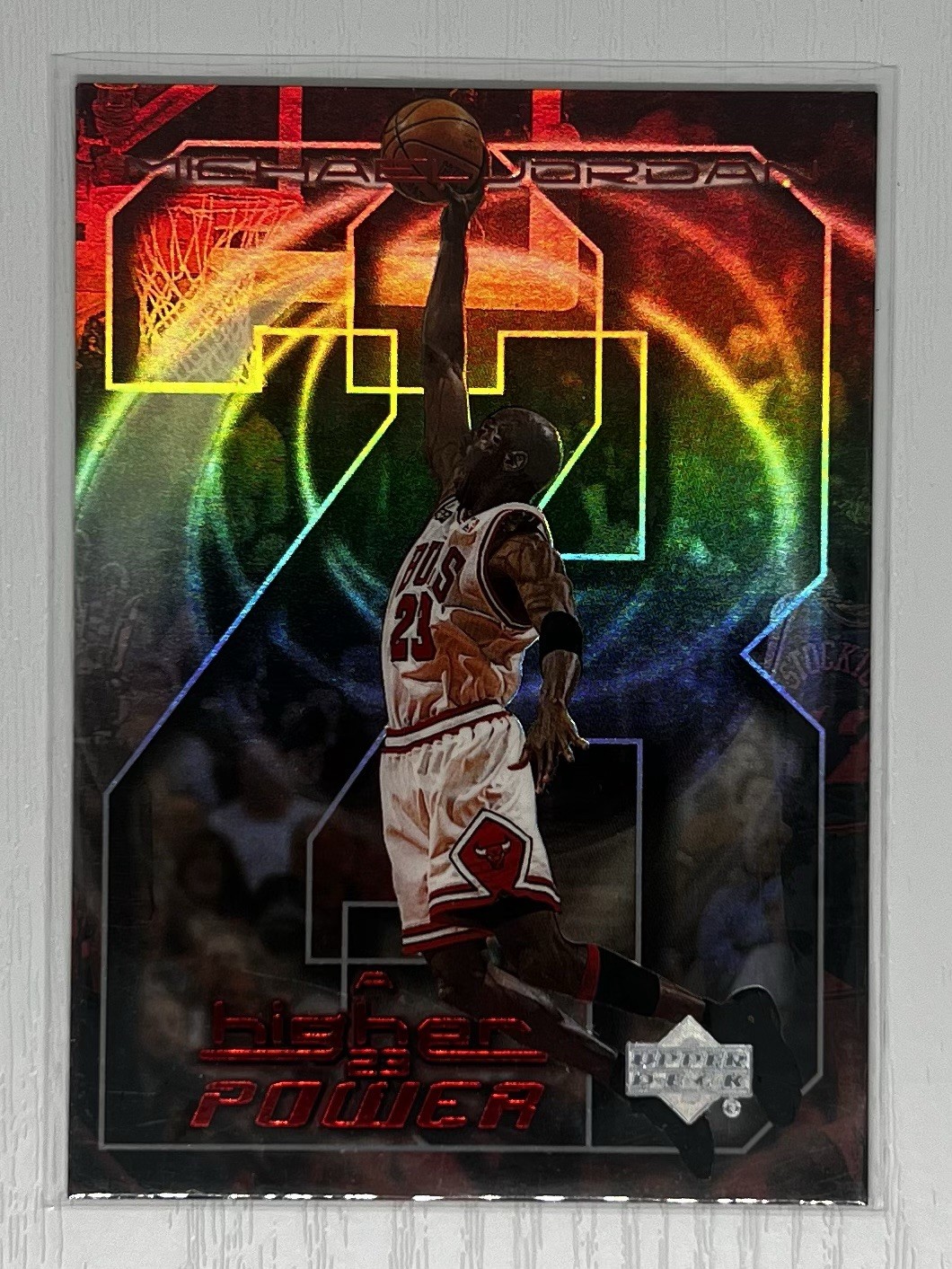 1999-00 Upper Deck - Michael Jordan A Higher Power Michael Jordan #MJ5 RARE 1999-00 Upper Deck - Michael Jordan A Higher Power Michael Jordan #MJ5 RARE