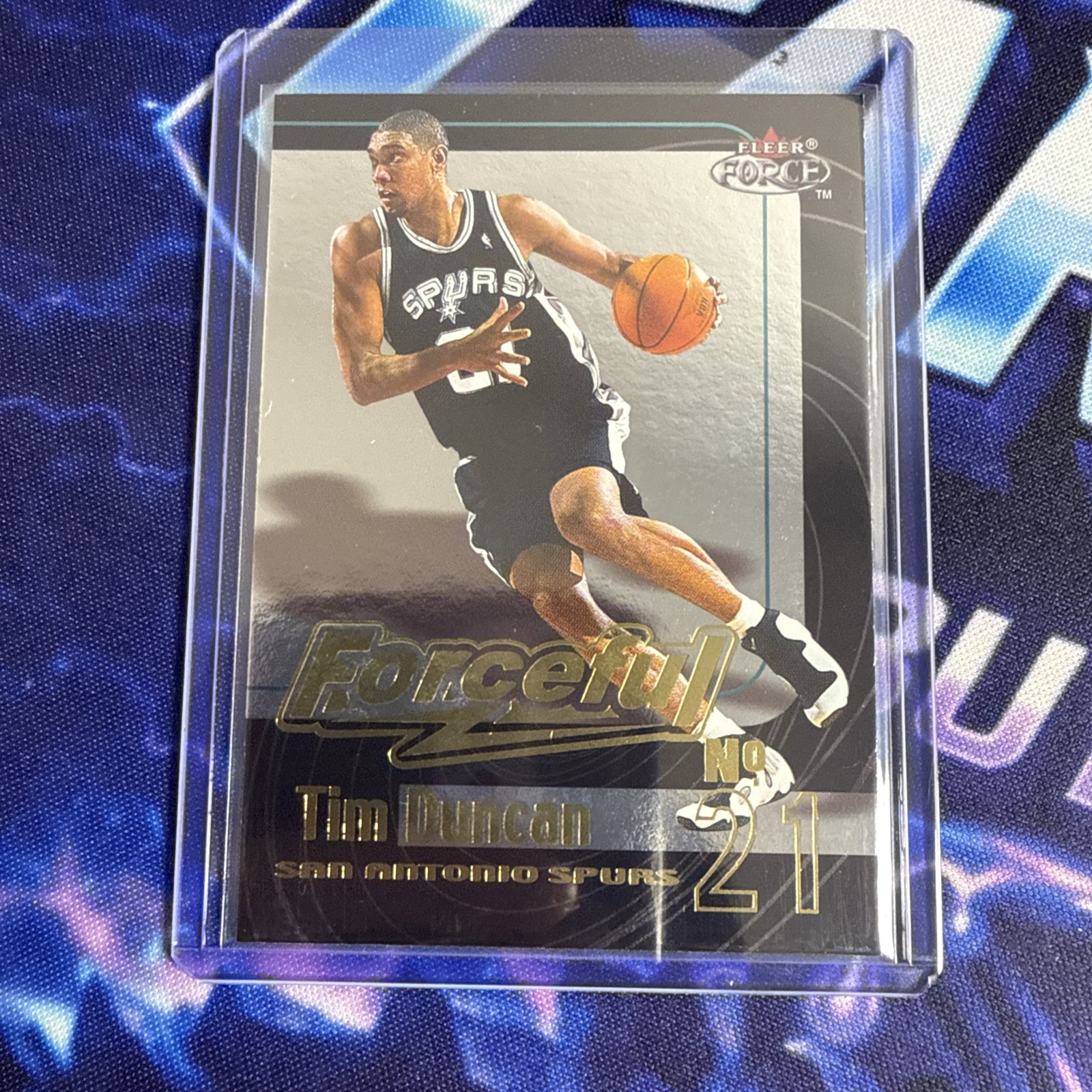 1999-00 Fleer Force - Forceful Tim Duncan #6 F
