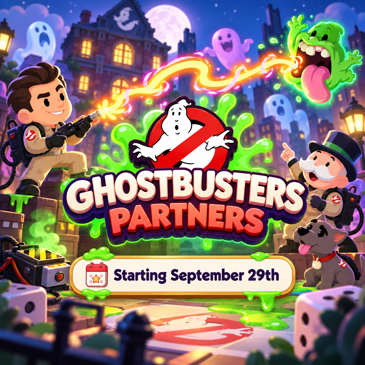 Monopoly_Go Ghostbusters Partner Event 9/29-10/4 ⚡80K Full Carry⚡ 24H