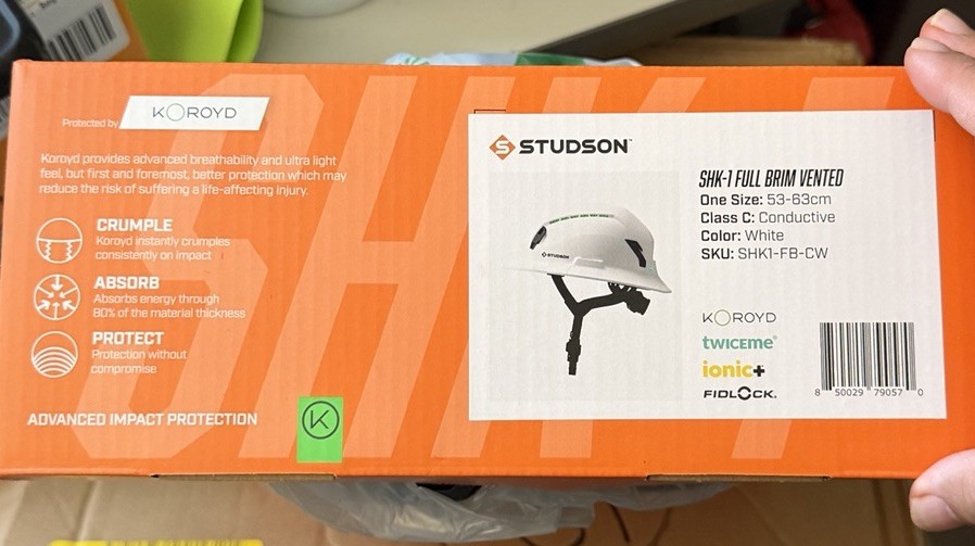 Studson shk-1 Vented Safety Helmet Studson shk-1 Vented Safety Helmet