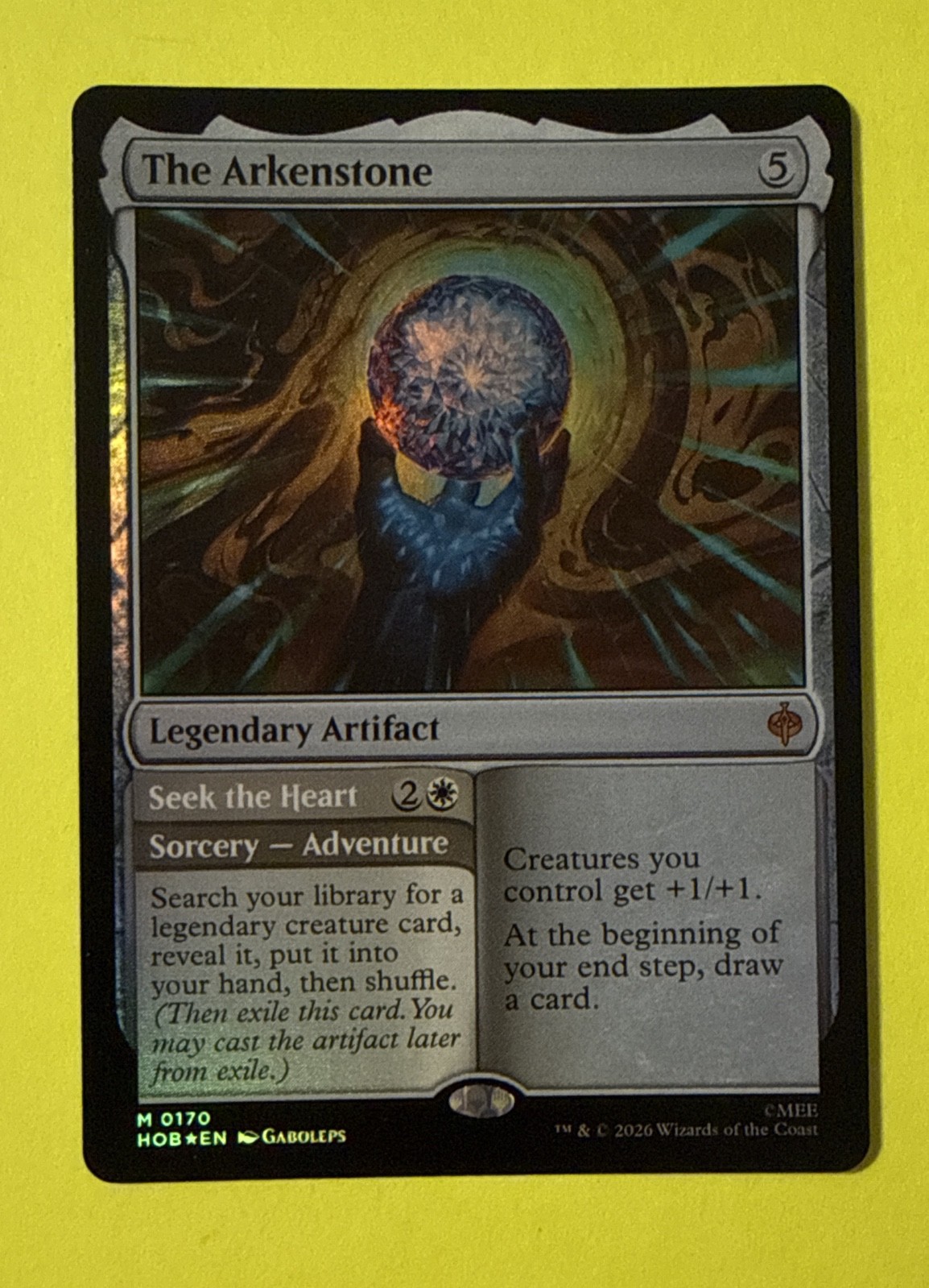 The Arkenstone The Hobbit Foil