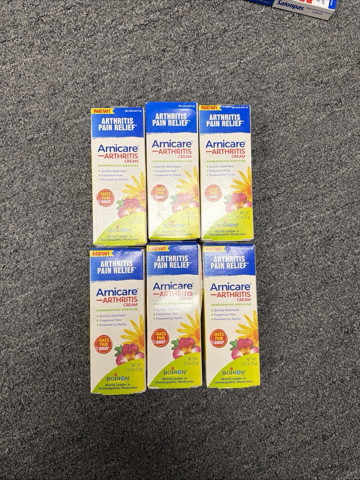 6x Arnicare Arthritis Pain Relief Boiron Arthritis Cream 2.5 Ounces Exp:11/26