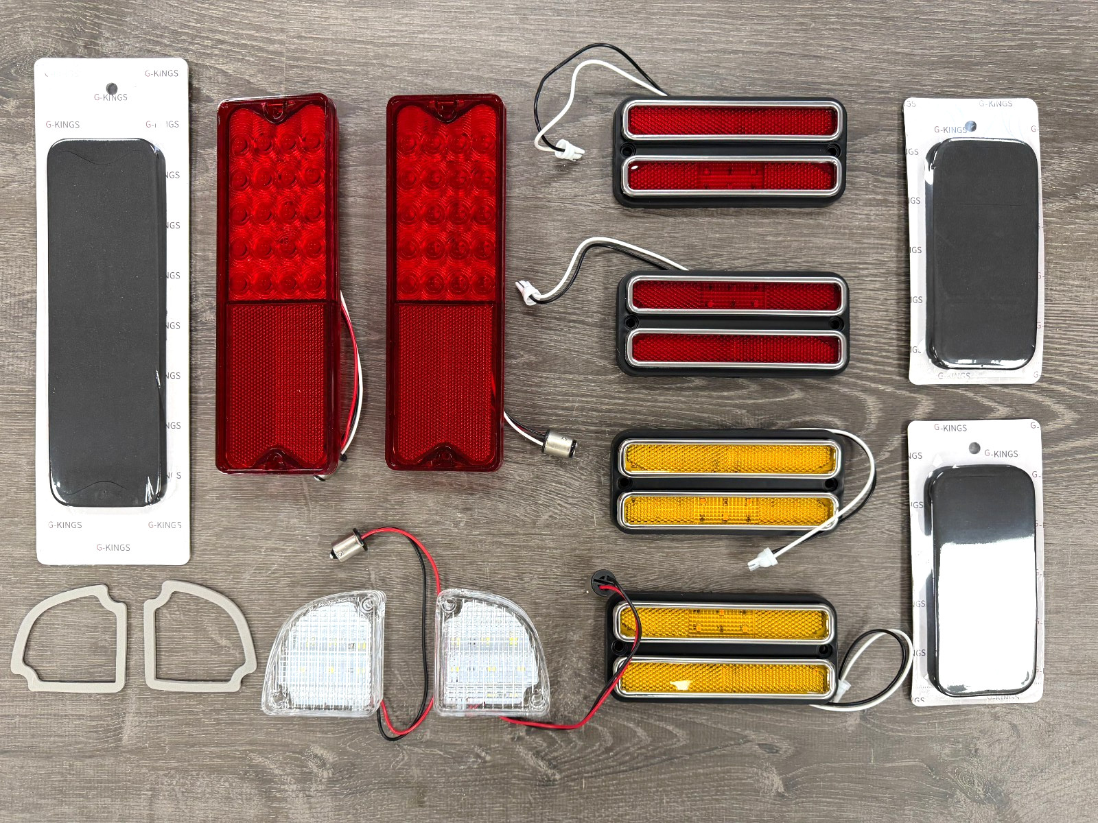 NEW 16 PIECES  1967-1972 LED Chevy GMC Truck Tail Lamp Back Up Side Marker Light