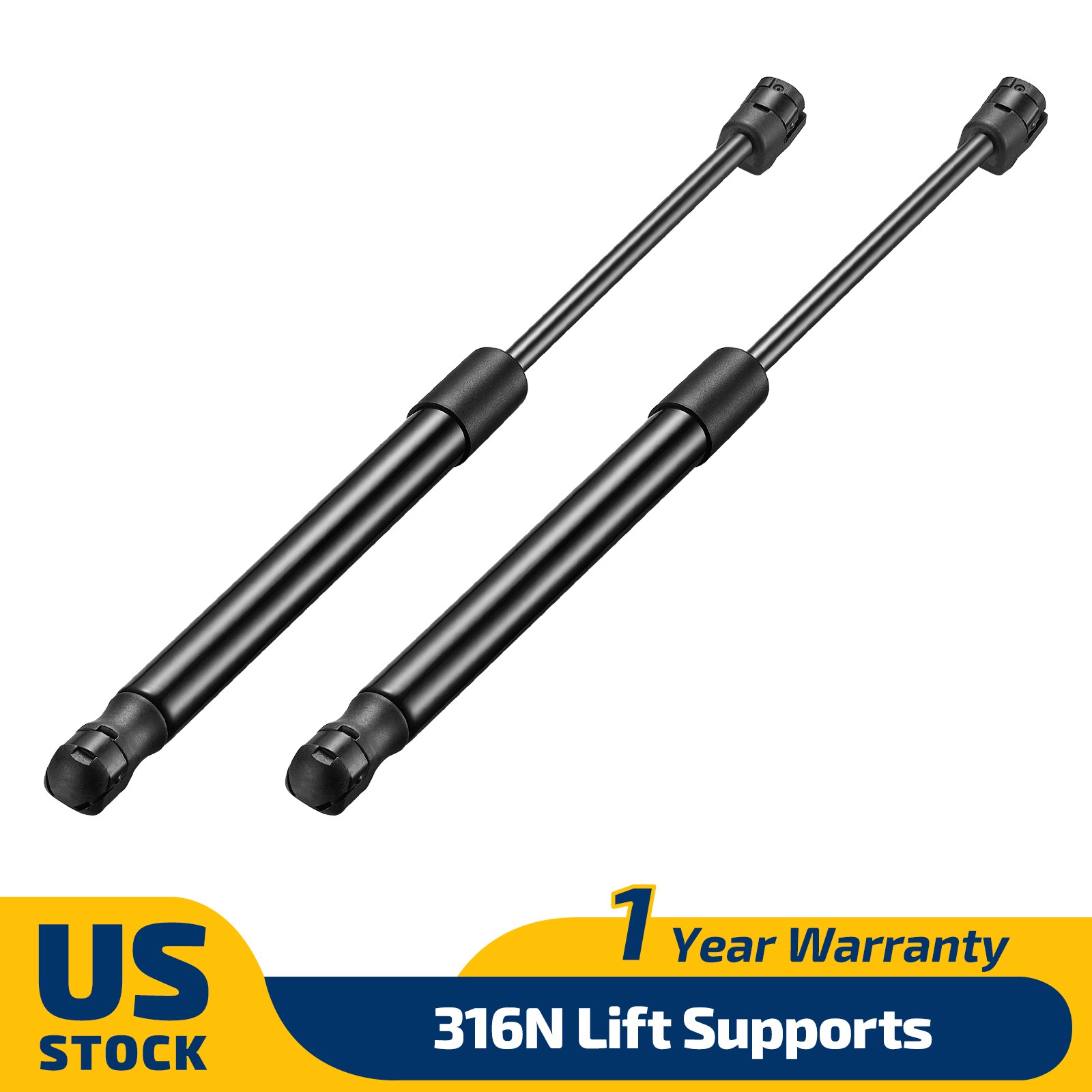 2x Hood Lift Supports Gas Struts For 2015-2017 Hyundai Sonata 1.6L 2.0L 2.4L