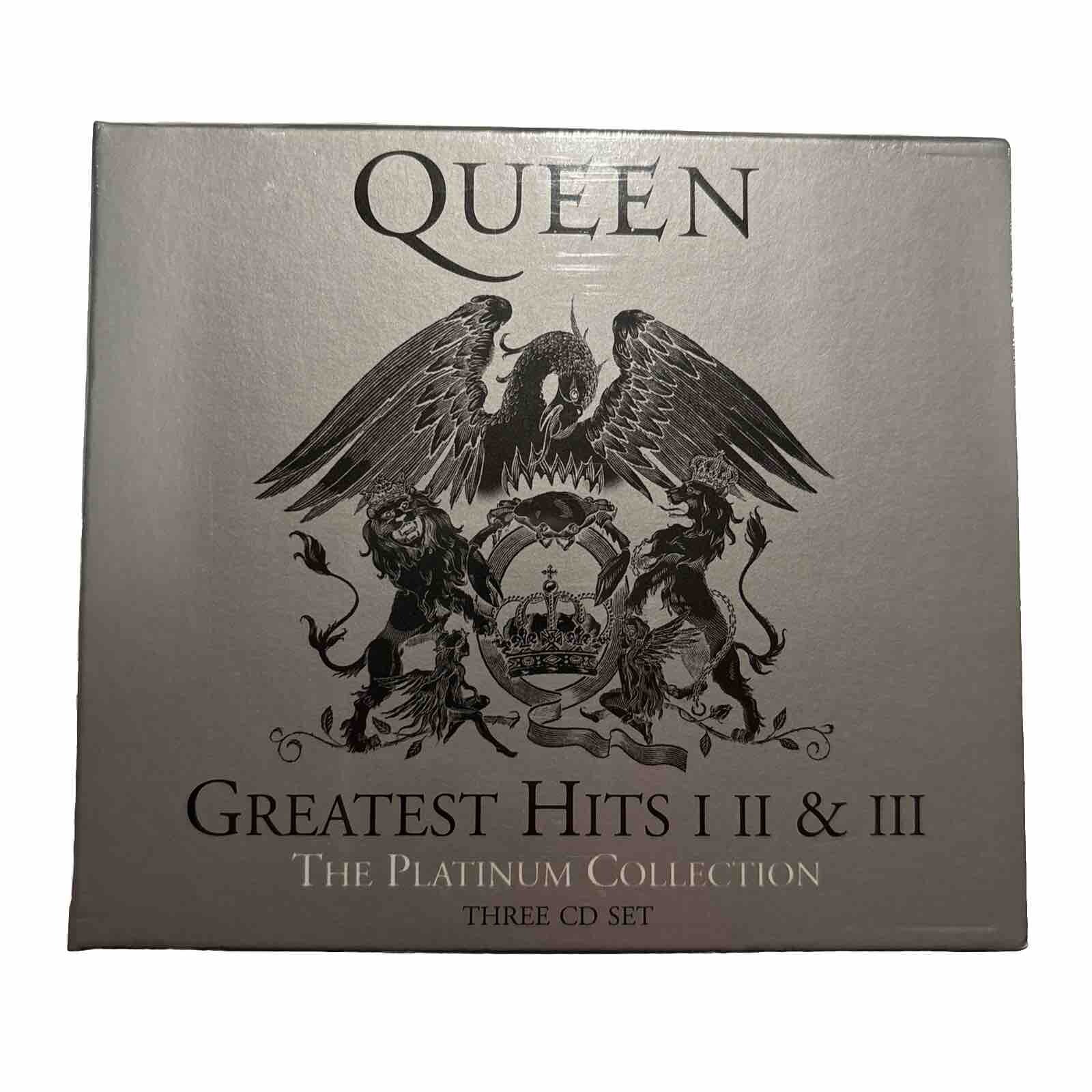 Queen Greatest Hits I, II, III The Platinum Collection 3-CD Set; Sealed Queen Greatest Hits I, II, III The Platinum Collection 3-CD Set; Sealed