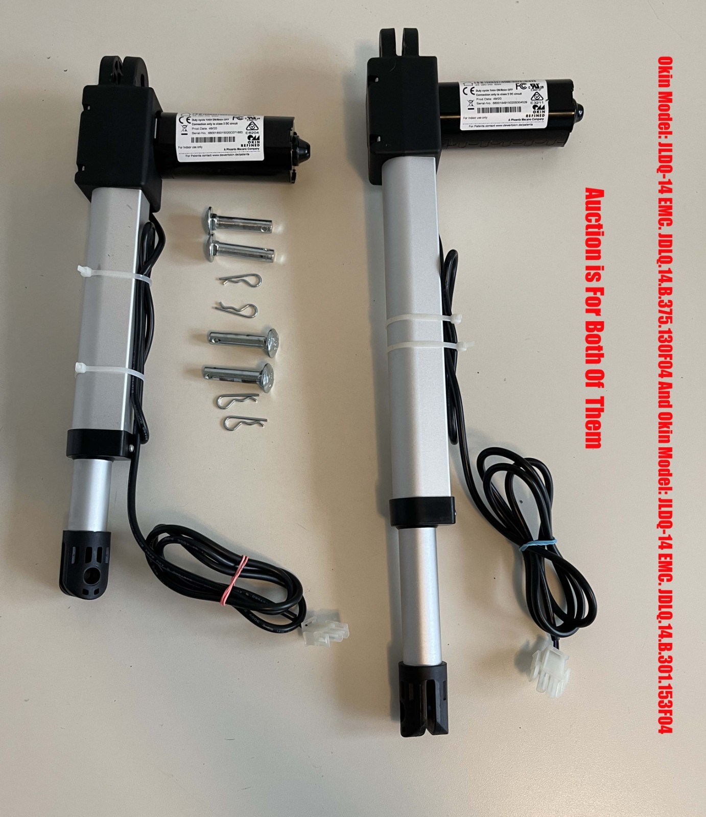 2 OEM Okin JLDQ.14.B Actuator Motor Serta Ergomotion Adjustable Bed Base Left NY 2 OEM Okin JLDQ.14.B Actuator Motor Serta Ergomotion Adjustable Bed Base Left NY