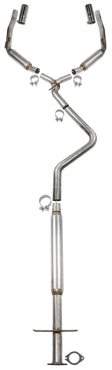 JEGS 30439 - Cat-Back Exhaust Kit for 2014-2016 Dodge Dart w/ 1.4L, 2.4L I4