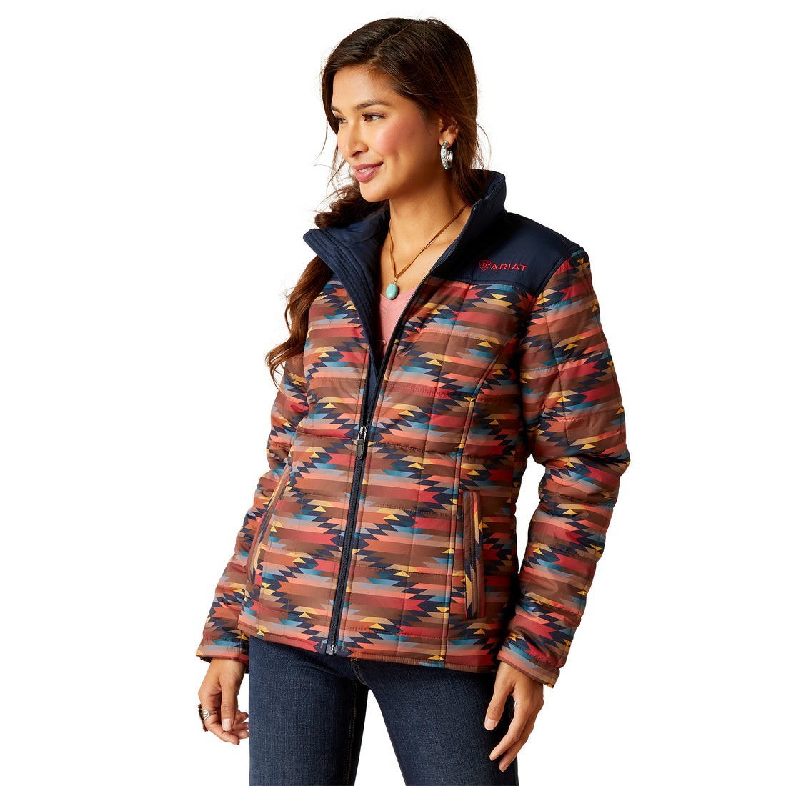 Ariat Ladies R.E.A.L. Crius Insulated Conceal Carry Mirage Print Jacket 10046682 Ariat Ladies R.E.A.L. Crius Insulated Conceal Carry Mirage Print Jacket 10046682