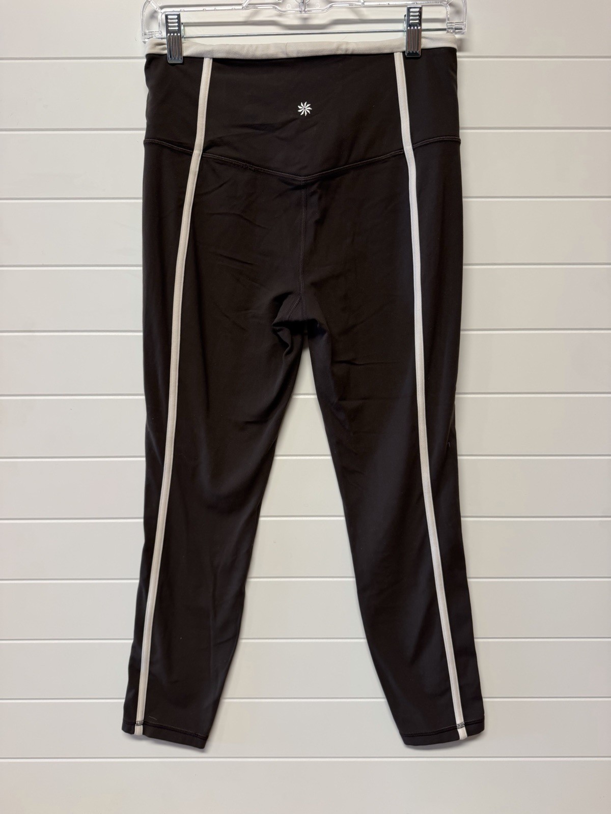 New Athleta Ultra High Rise Elation 7/8 Tight Women\'s Medium Charcoal And Cream