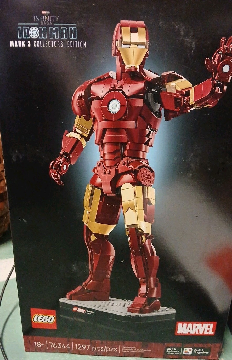 LEGO 76344 Marvel Iron Man Mark 3 Collectors\' Edition NEW Sealed In Box