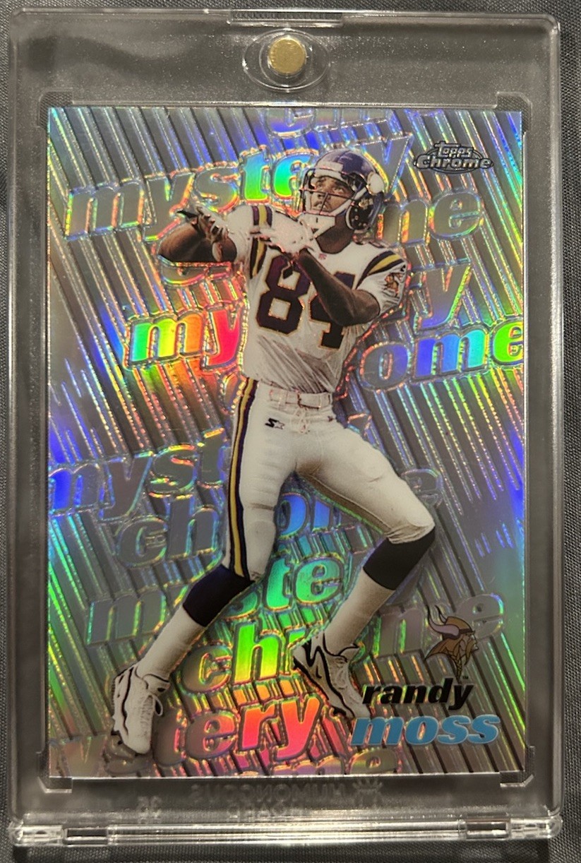 1999 Randy Moss Topps Chrome Mystery Refractor 1999 Randy Moss Topps Chrome Mystery Refractor