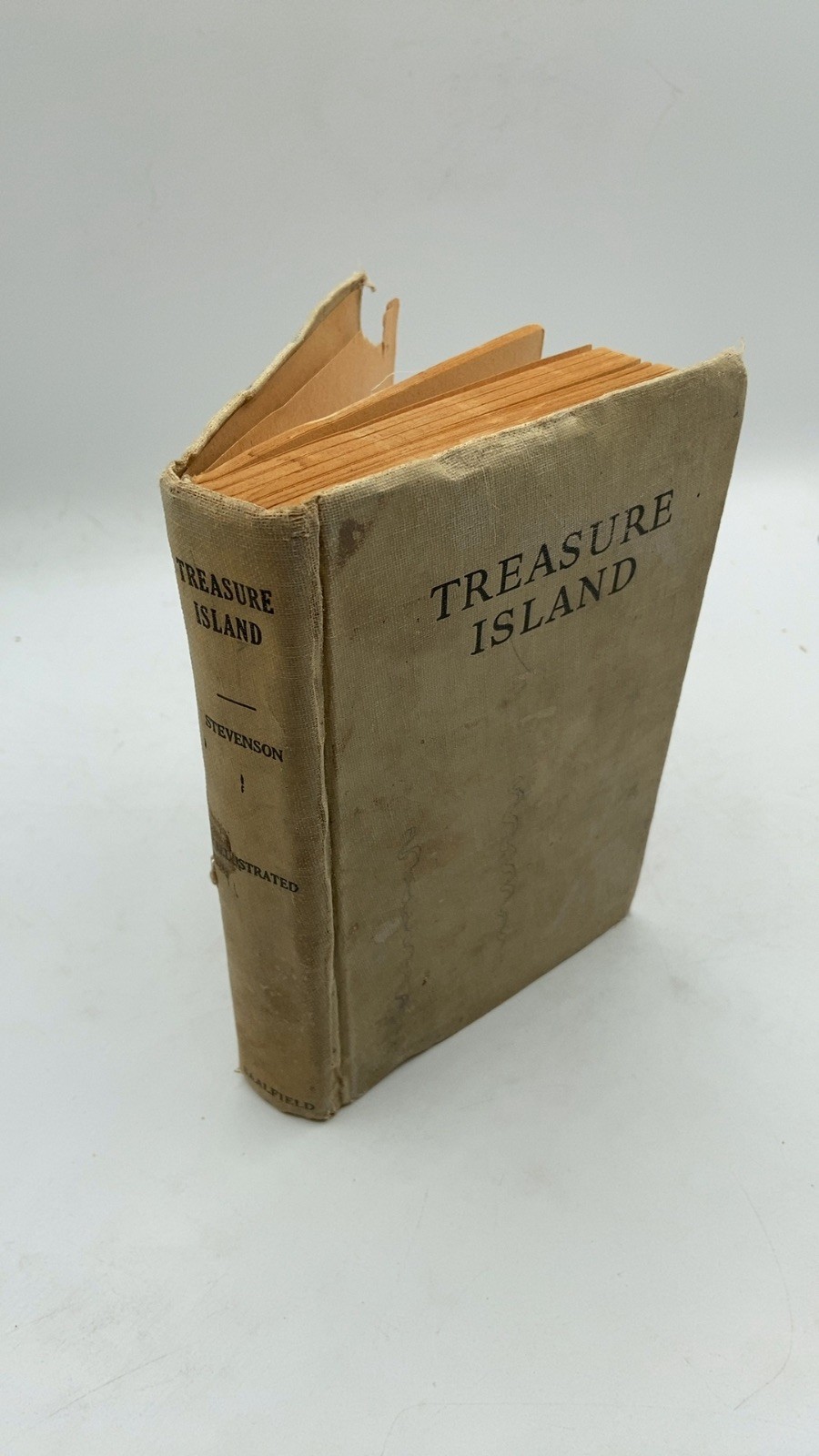 Treasure Island Robert Louis Stevenson Hardcover 1914