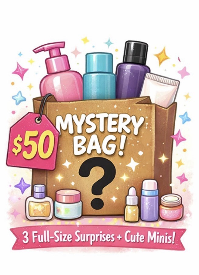 Three Full Size Mystery Makeup and Skincare Products New In Box.