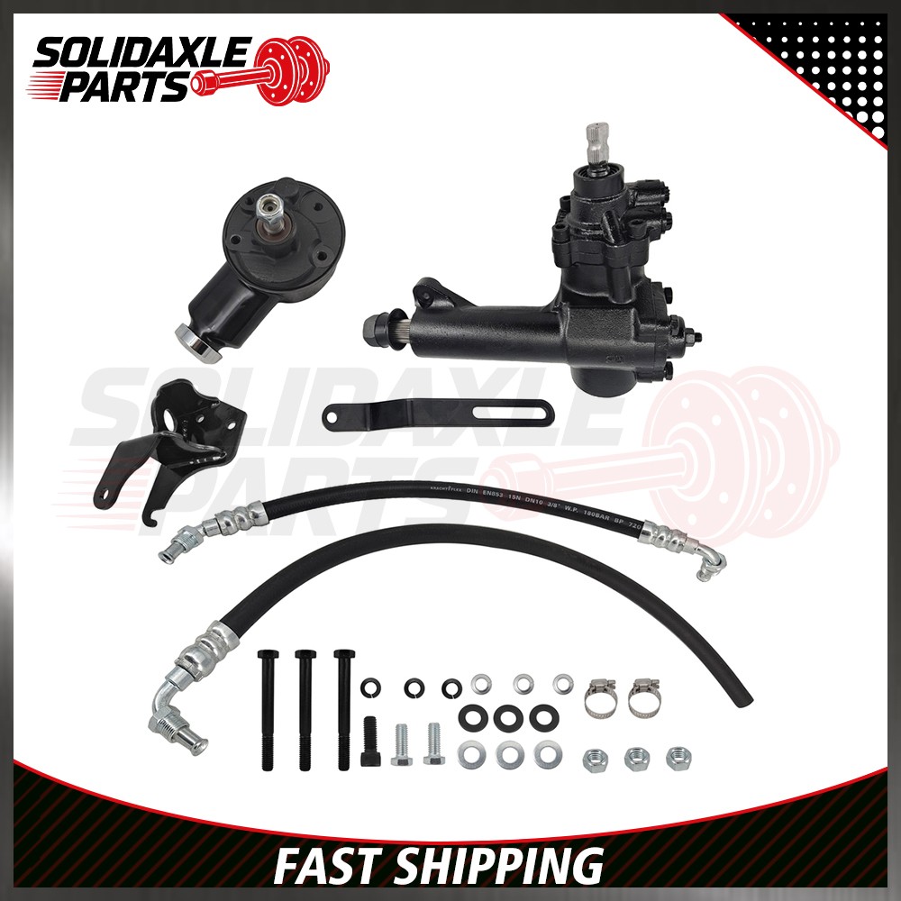 Power Steering Conversion Gear Box Kit For 55-57 Chevy Belair 500 Series 150 New