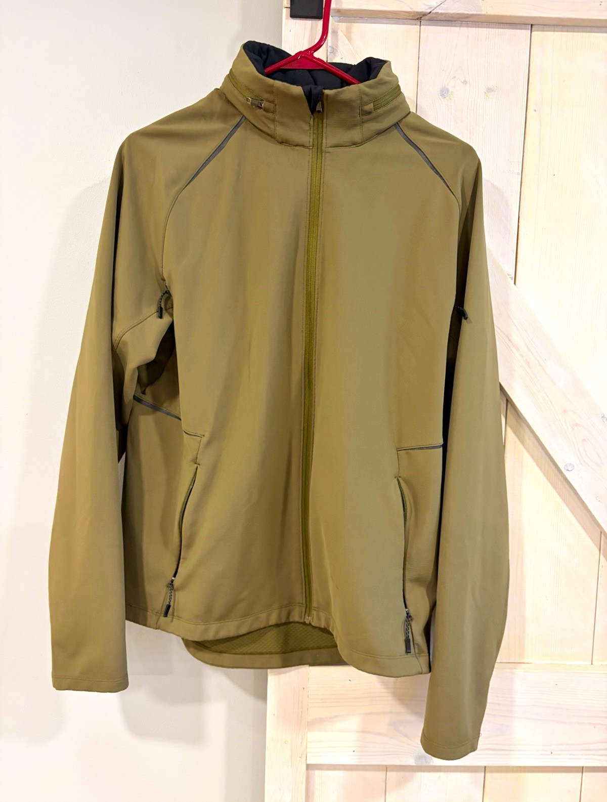 lululemon athletica Women’s Green Track Jacket Full Zip Nylon Blend Size M