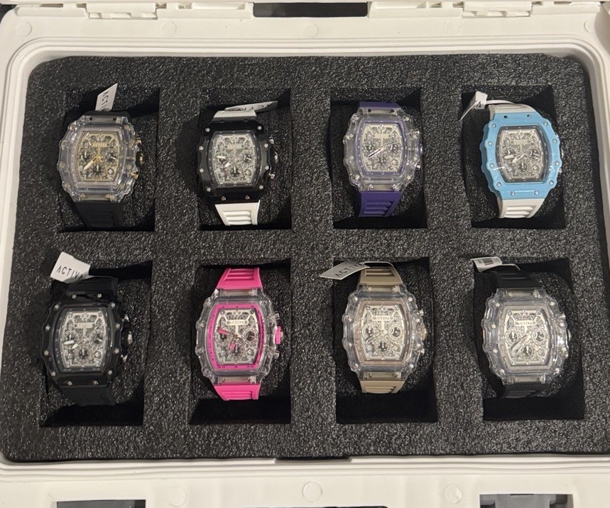 New8 Invicta x Activa Watch Bundle Lot. All 8 In a new Invicta 8 Slot Case. New8 Invicta x Activa Watch Bundle Lot. All 8 In a new Invicta 8 Slot Case.