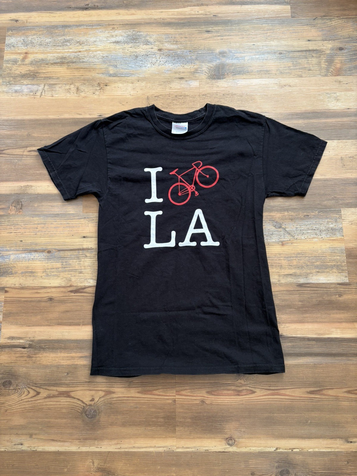 Vintage 2000s I Love LA Biking T-Shirt (Size S)
