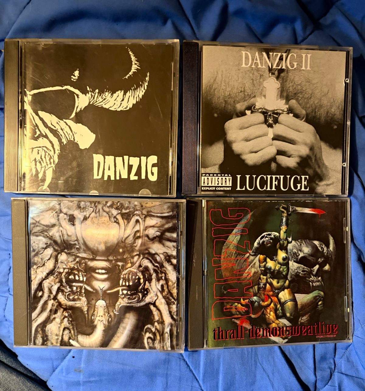 Danzig CD Lot Danzig II Lucifuge Danzig III How the Gods Kill Thrall Danzig CD Lot Danzig II Lucifuge Danzig III How the Gods Kill Thrall