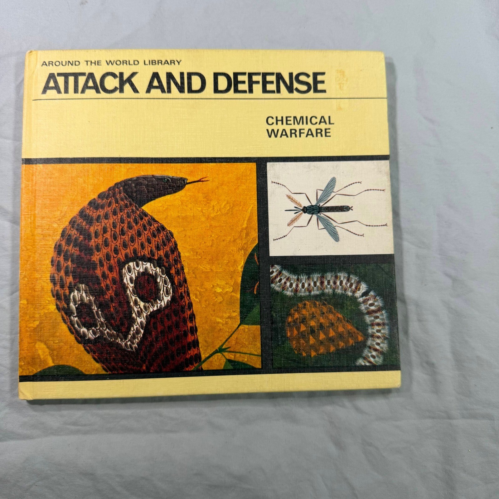 Vintage 1967 Attack and Defense Chemical Warfare Book Around the World Library