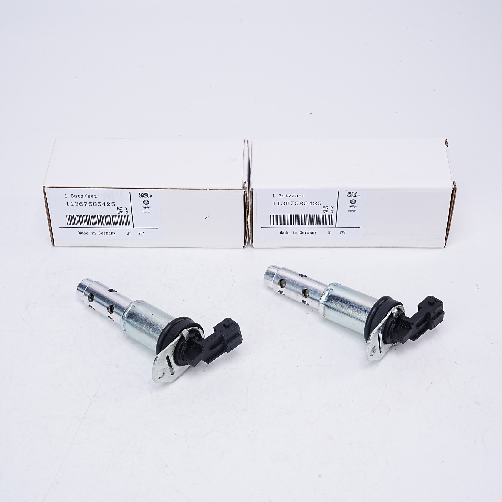 2× PIERBURG VVT Vanos Solenoid 11367585425 for BMW N52 N54 E60 E61 E70 E90