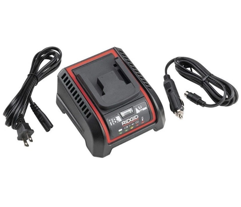 RIDGID RBC-30 Battery Charger,2.5 Ah/5 Ah,39min/82min 61UM26