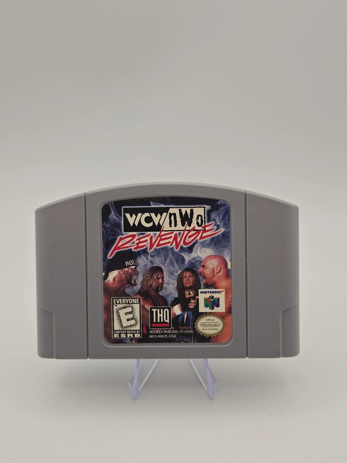 WCW Vs NWO Revenge Nintendo 64 N64 Game Tested + Working & Authentic WCW Vs NWO Revenge Nintendo 64 N64 Game Tested + Working & Authentic