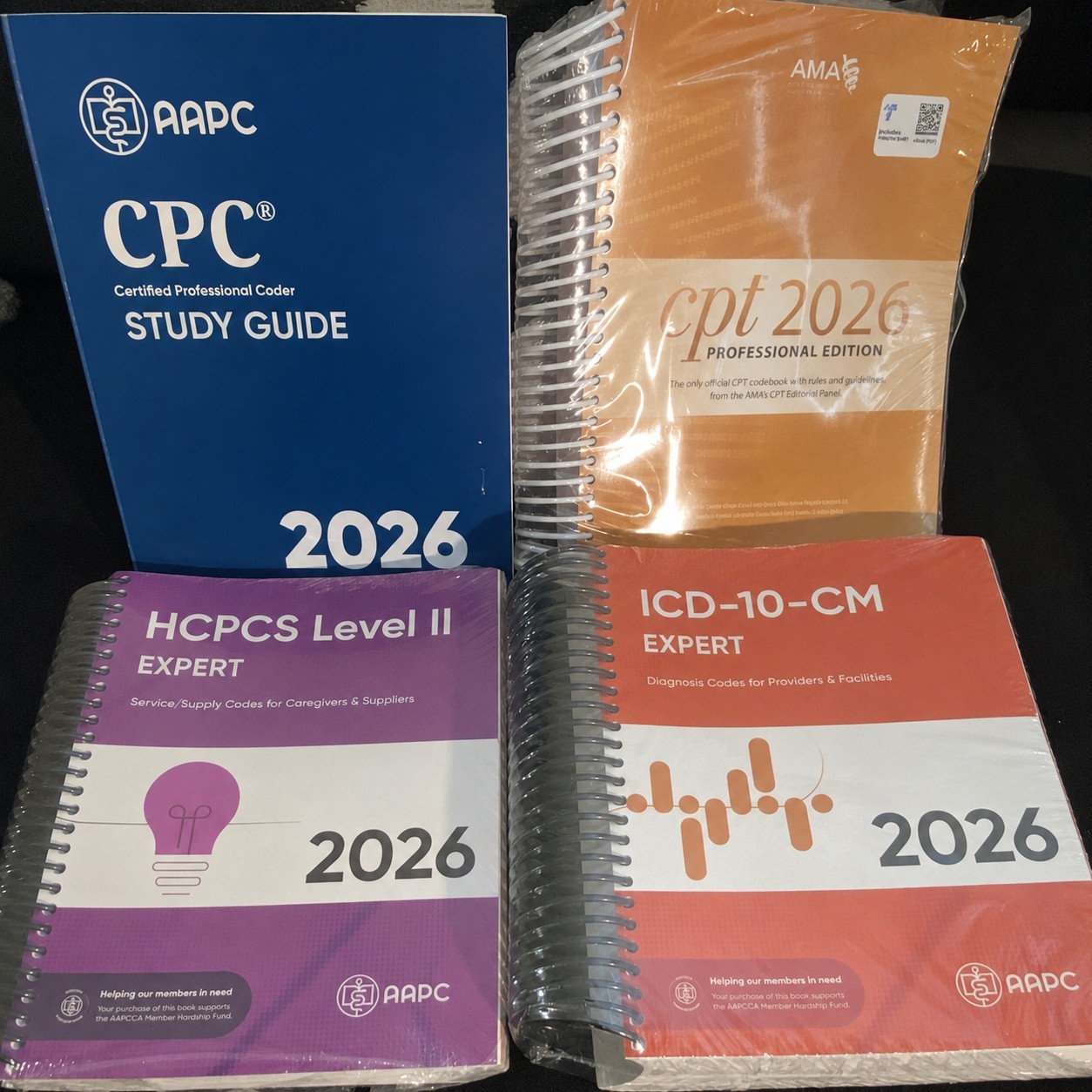 AAPC CPC Study Guide 2026 AMA CPT 2026 Professional Edition Medical Coding Books