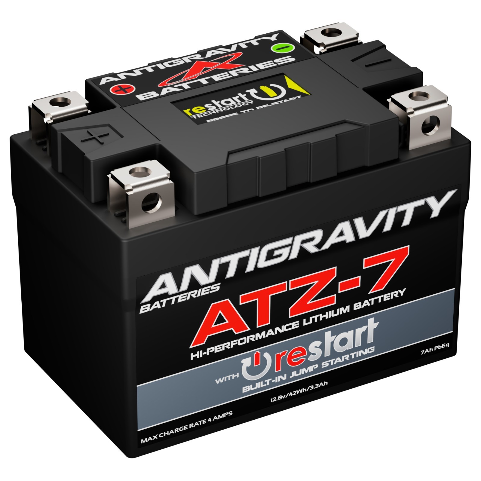 Antigravity ATZ-7 Lithium Motorcycle Battery YTZ7S Built-In Jump Starter