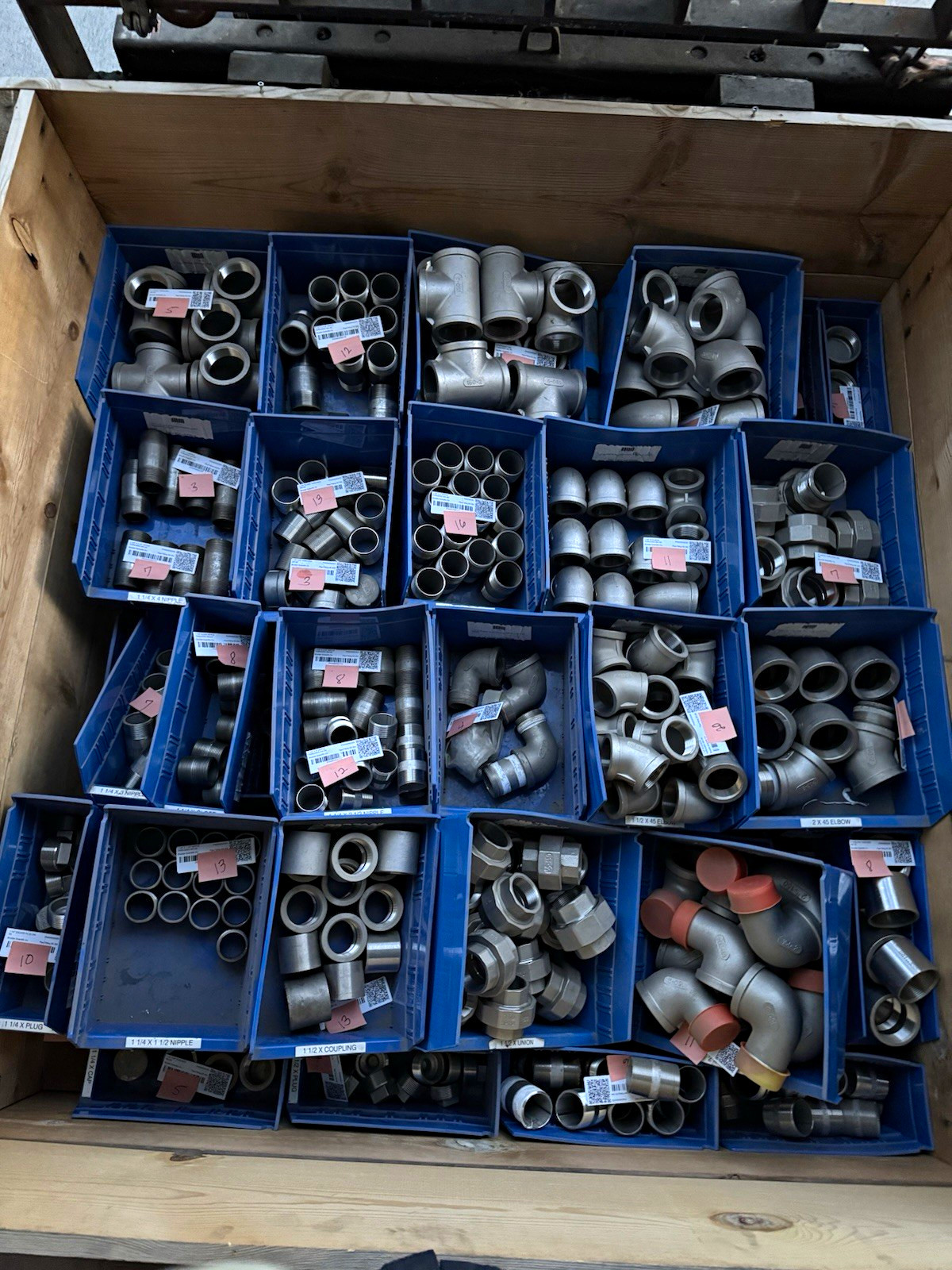 1750 Pc 304 Stainless Steel NPT Pipe Fittings Nipples 1/8-2in Industrial Lot