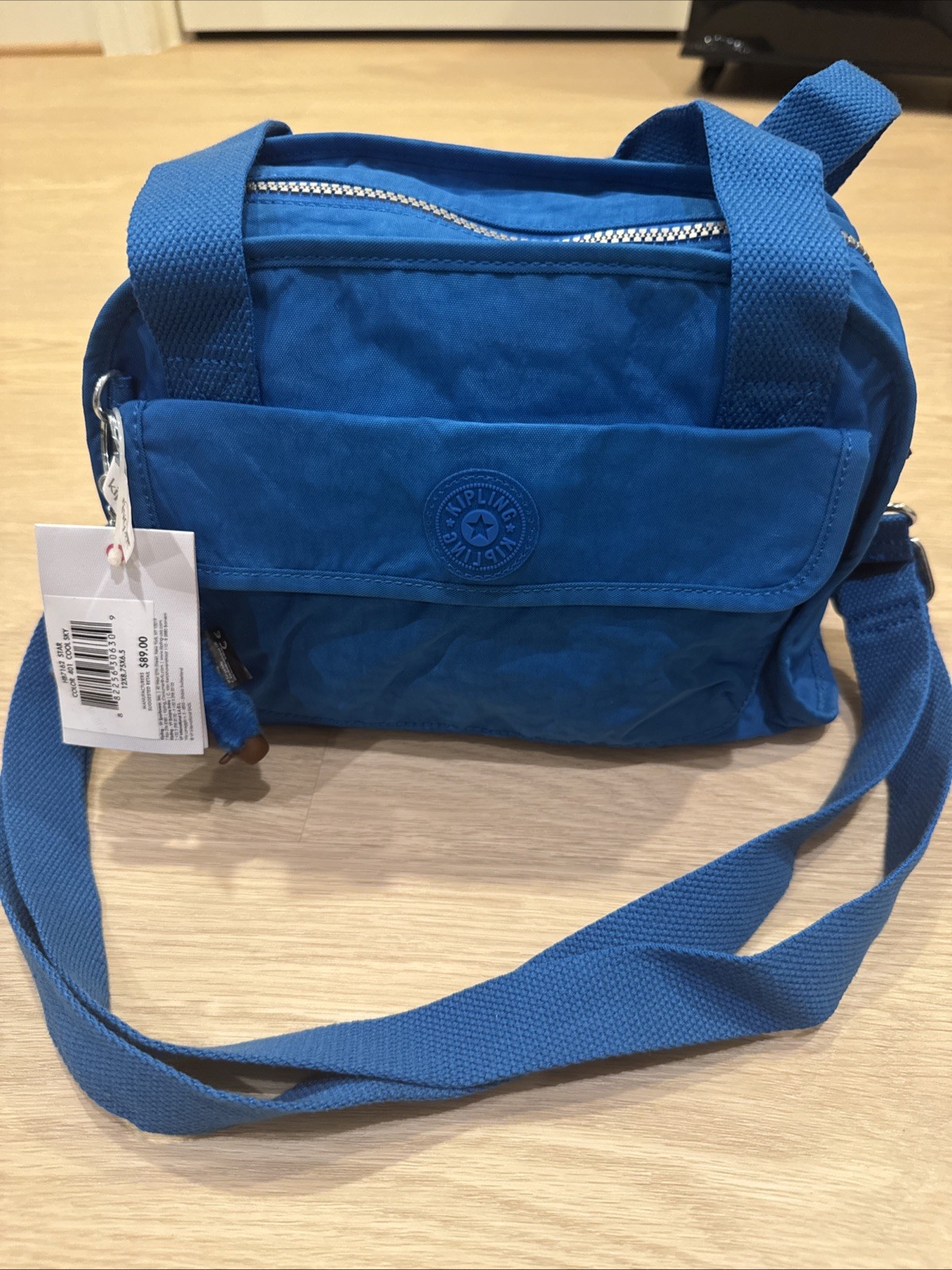 New KIPLING Star Crossbody purse bag Cool Sky Color