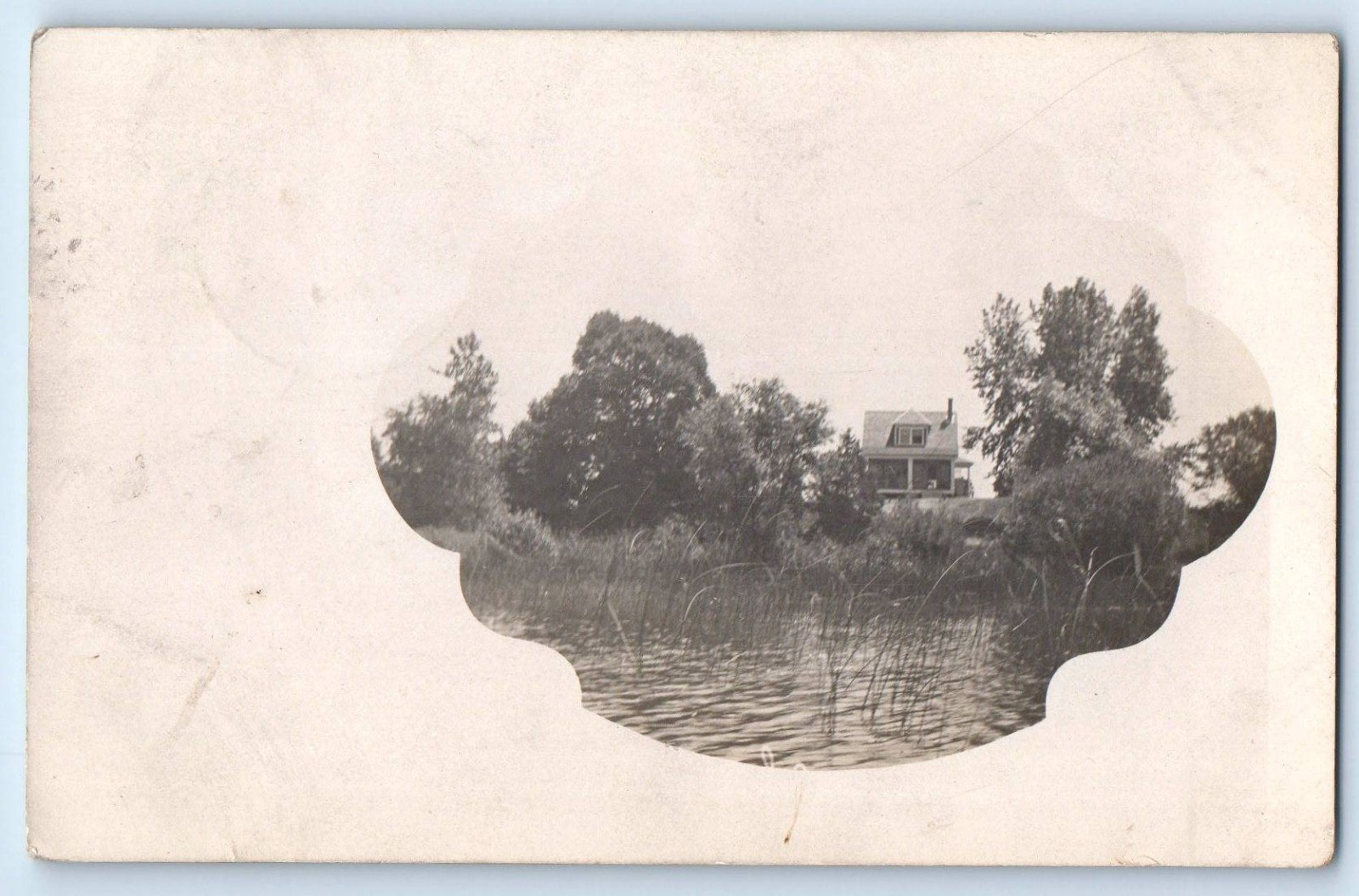 c1910's House Scene Barrington Illinois IL RPPC Photo Antique Posted Postcard c1910's House Scene Barrington Illinois IL RPPC Photo Antique Posted Postcard