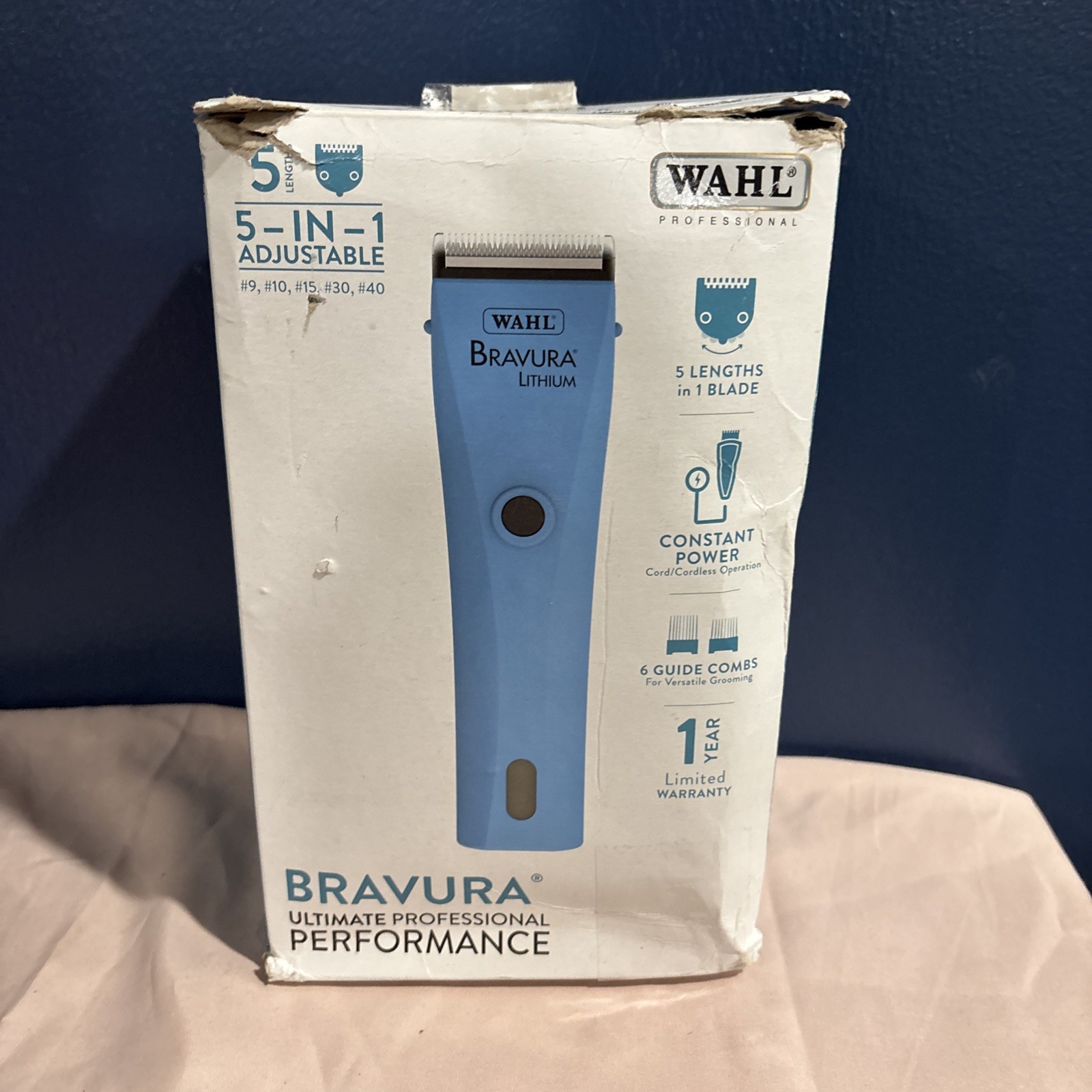Wahl Bravura Professional Pet Animal Grooming Cordless Hair Clipper 5 in 1 Wahl Bravura Professional Pet Animal Grooming Cordless Hair Clipper 5 in 1