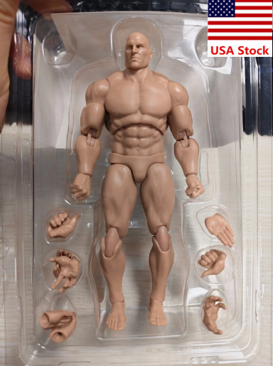 MUFF TOYS ADAM 1/12 Male Super Strong Muscle Flexible Joint Body 6\