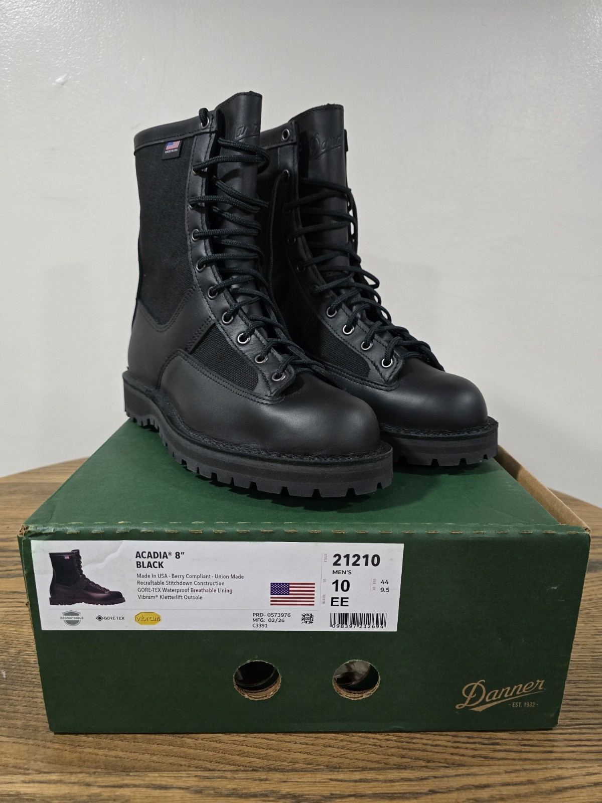 Danner Acadia 21210 Size 10EE