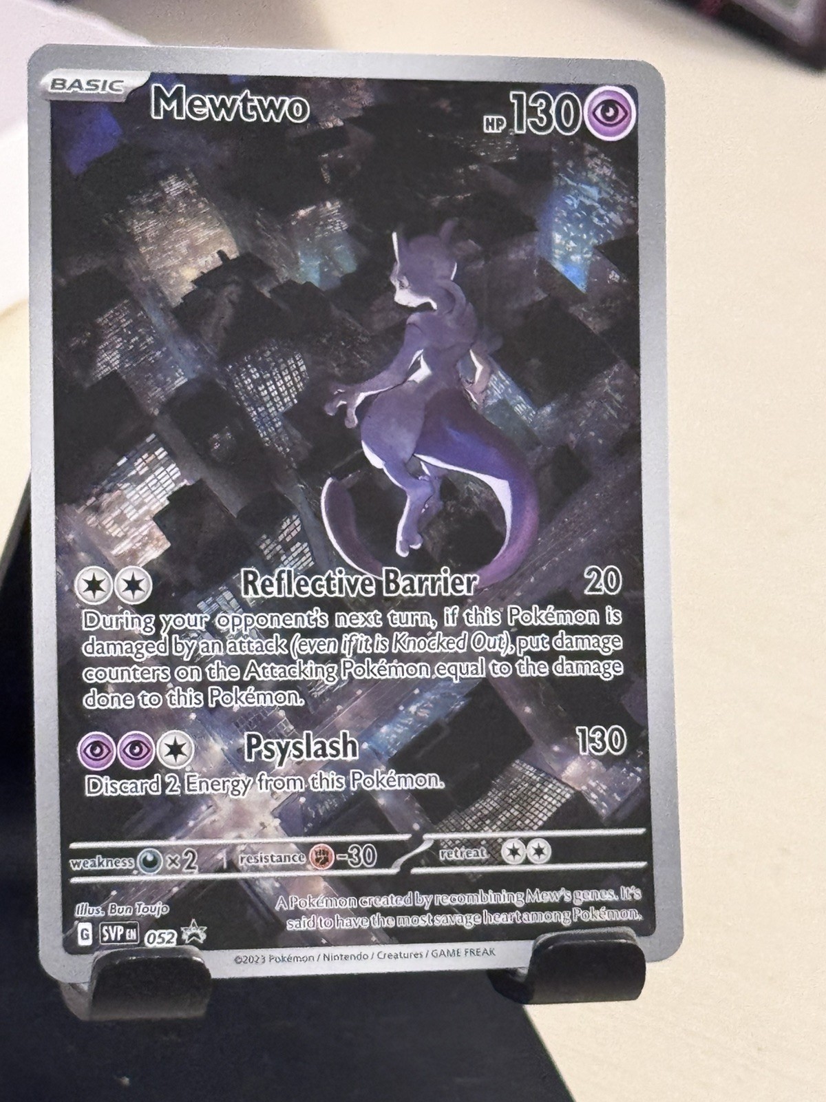 The Pokémon Company Pokémon TCG Mewtwo 052 SV Promo Holo 130 HP English The Pokémon Company Pokémon TCG Mewtwo 052 SV Promo Holo 130 HP English