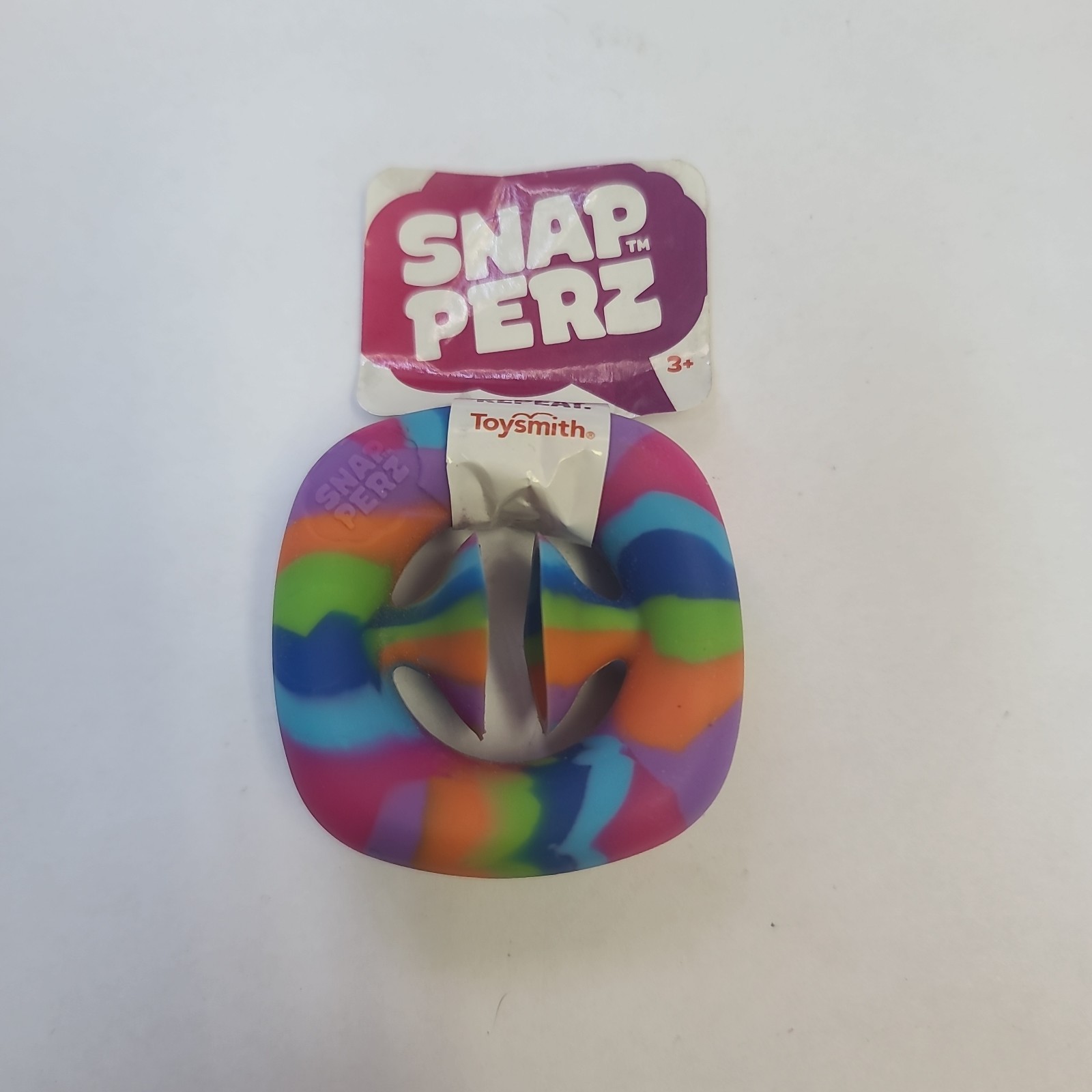 ToySmith Snap Perz Brand New Squeeze Stress Relief Tie Dye Rainbow ToySmith Snap Perz Brand New Squeeze Stress Relief Tie Dye Rainbow