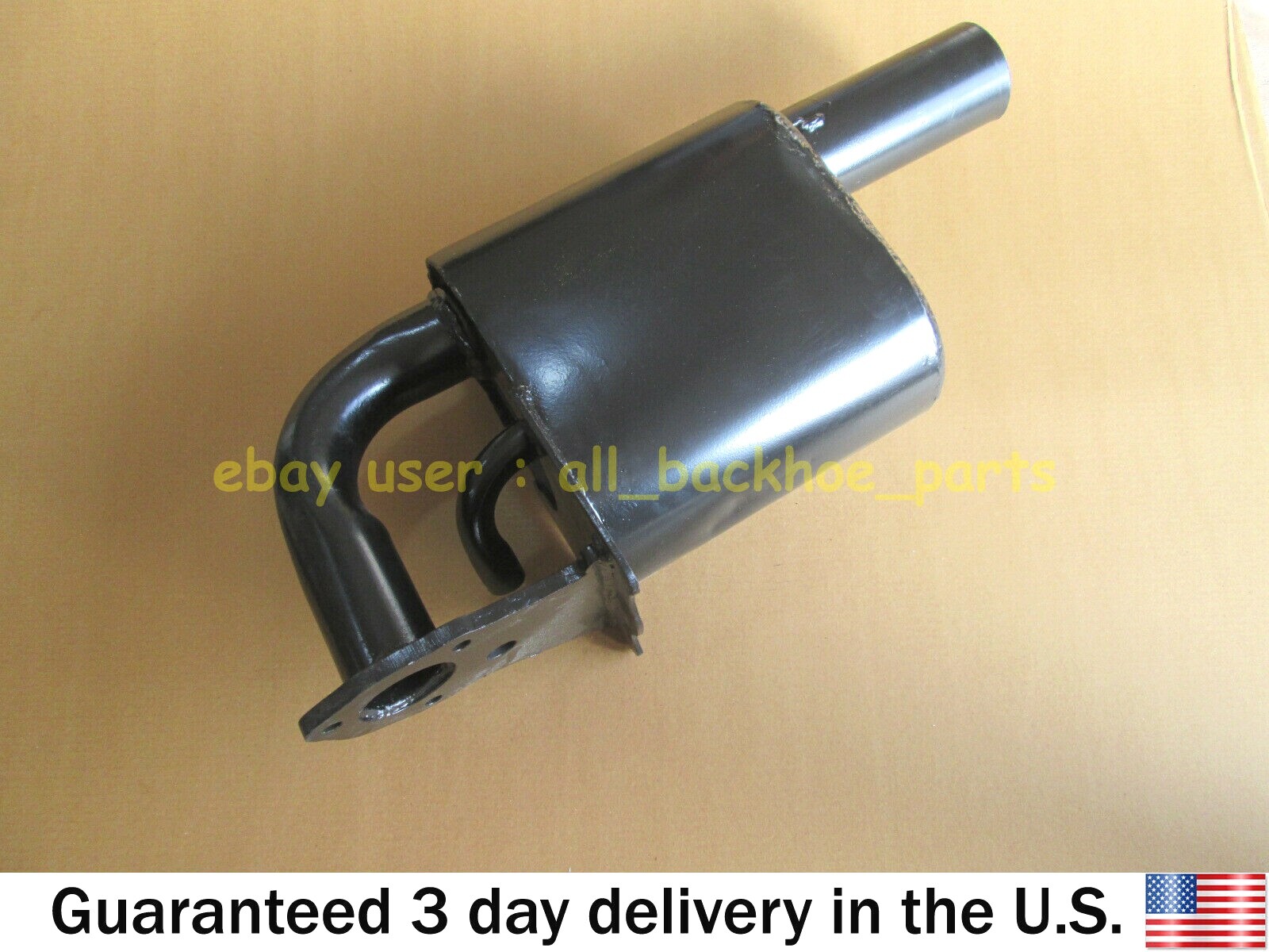 JCB BACKHOE - SILENCER EXHAUST BOX, JCB DIESELMAX ENGINE (128/H2997 400/X0059)
