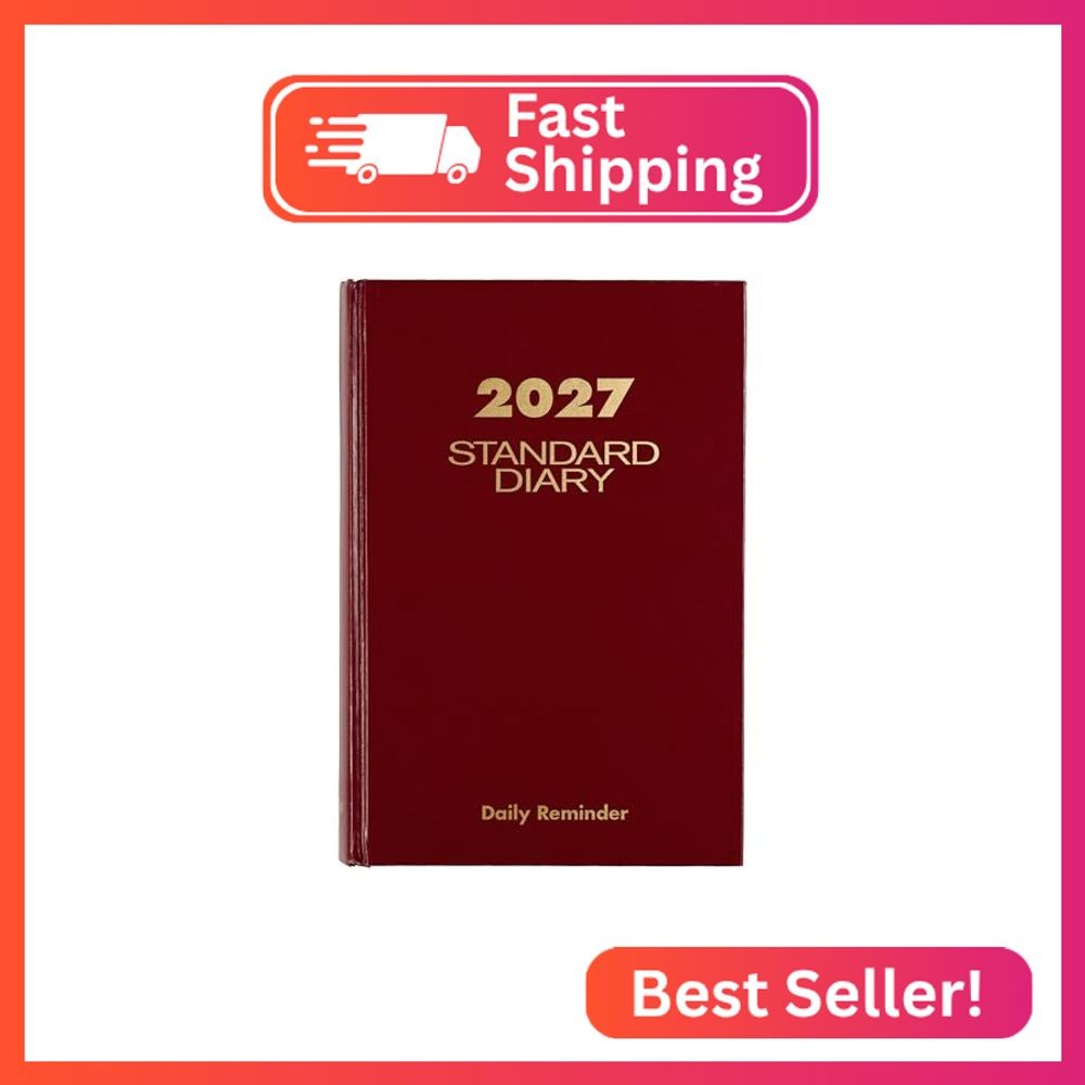 AT-A-GLANCE 2027 Daily Planner, Standard Diary, 5.75\